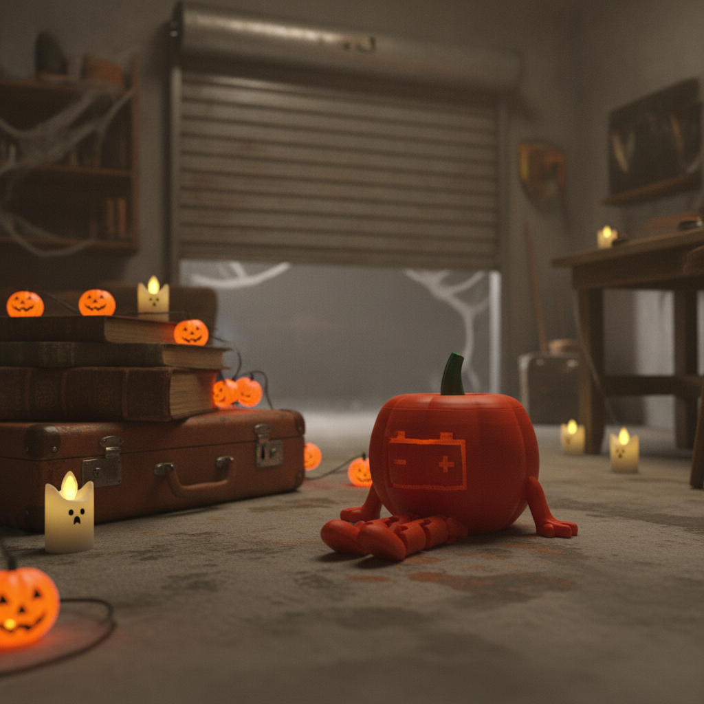Low Battery Pumpkin Buddy