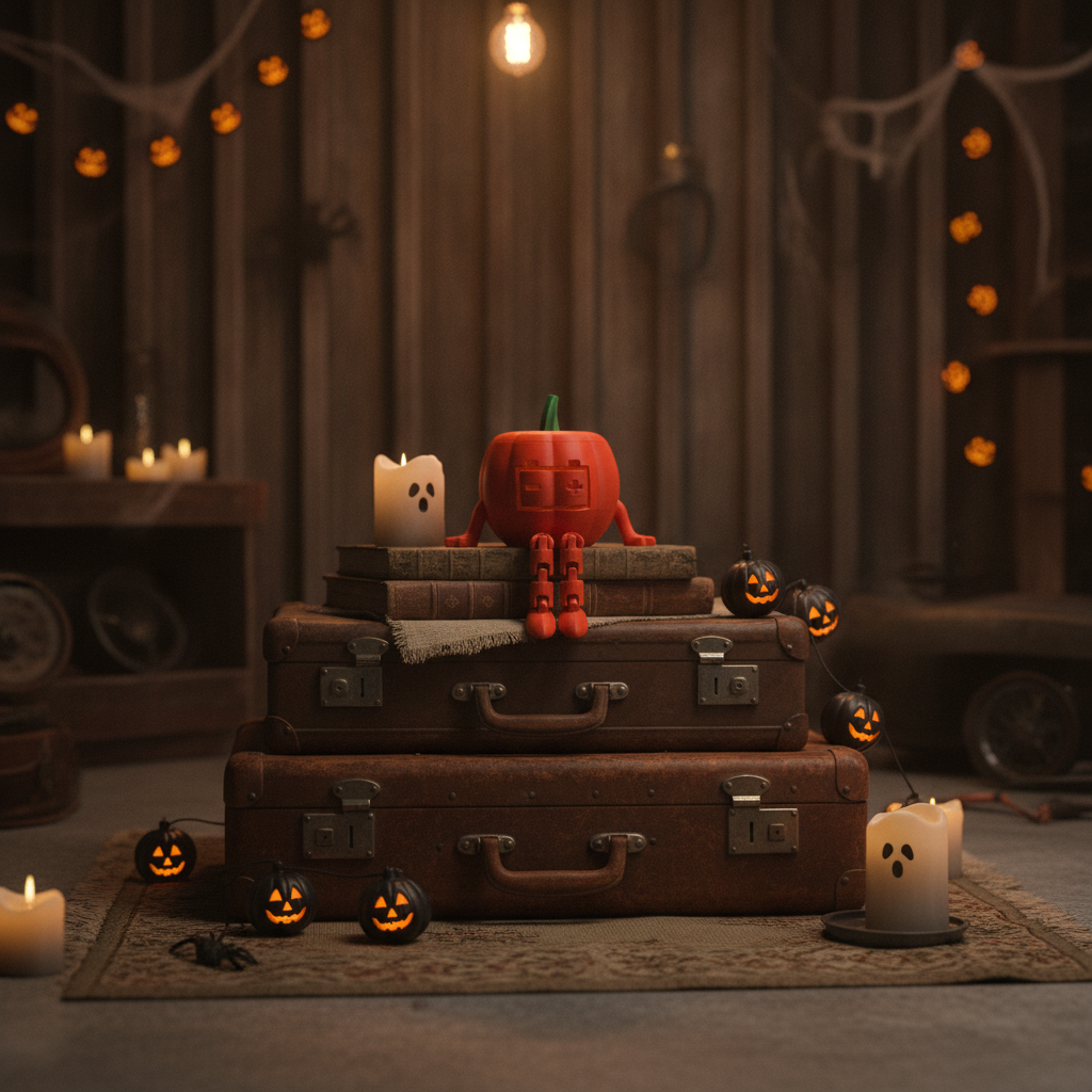 Low Battery Pumpkin Buddy