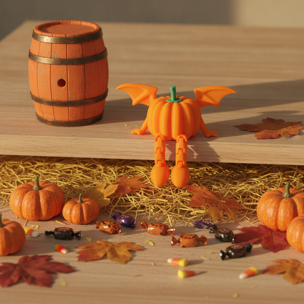 Bat Wing Pumpkin Buddy