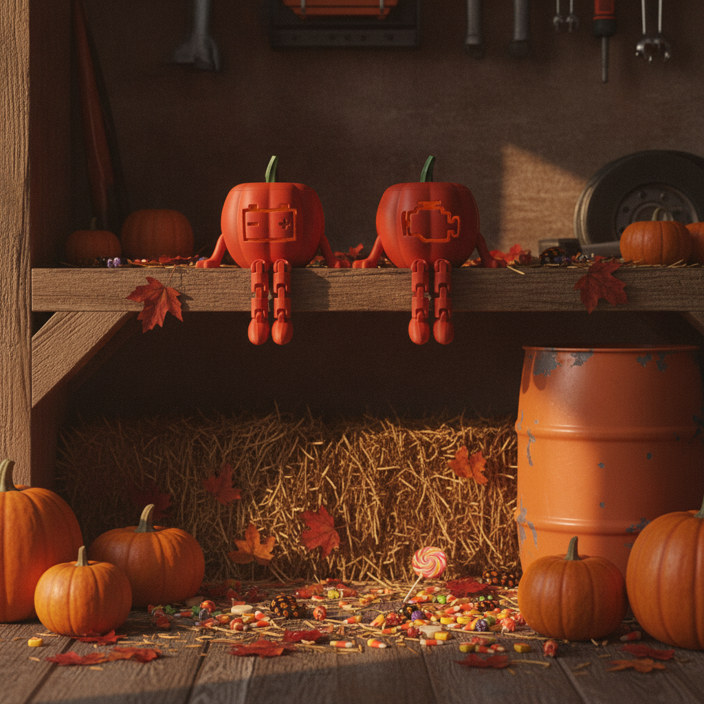 Check Engine Pumpkin Buddy