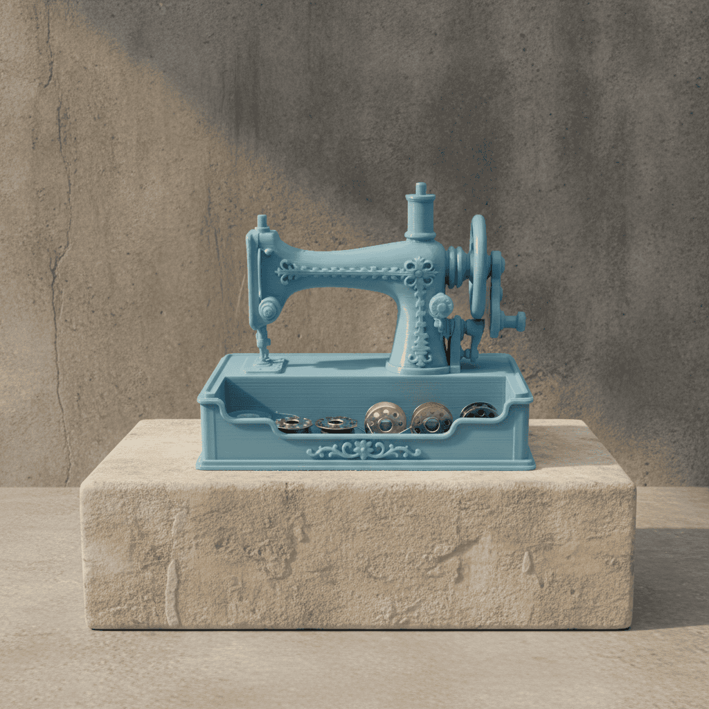 Sewing Machine Business Card Holder