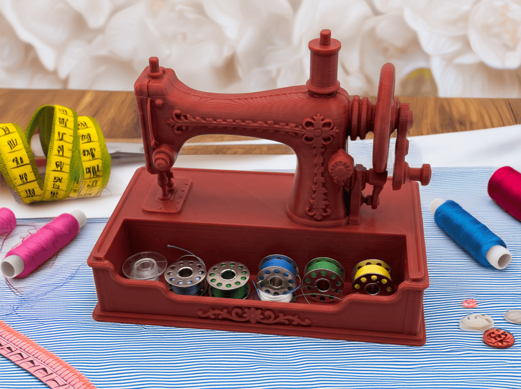 Sewing Machine Business Card Holder